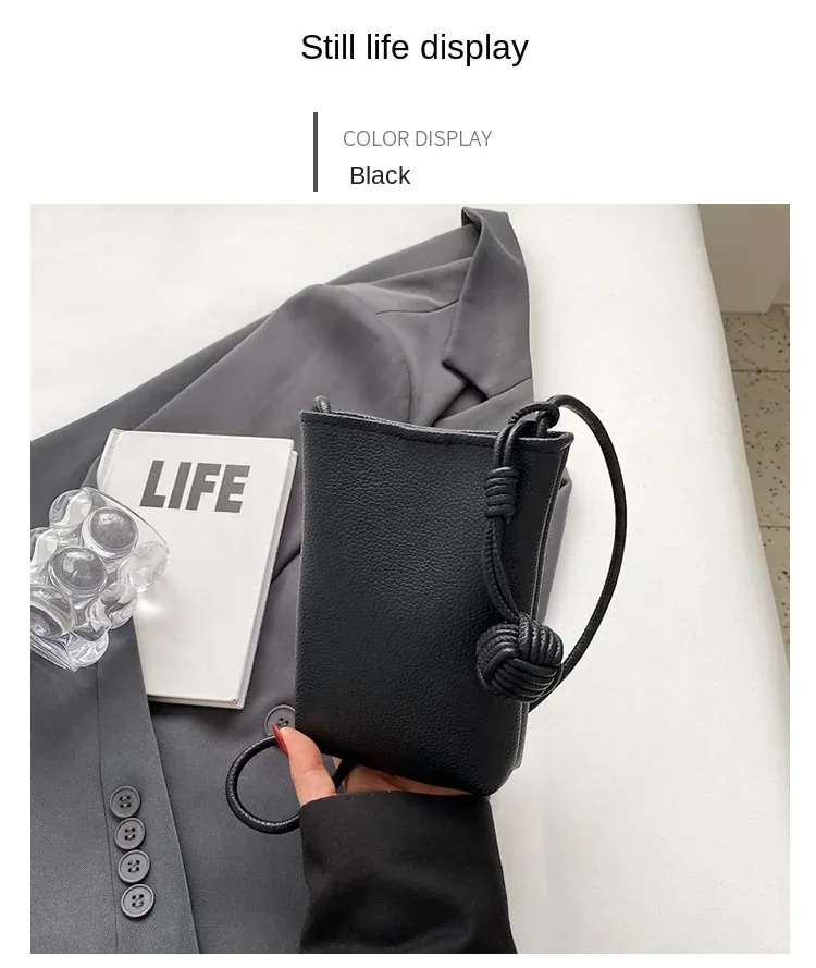 Sac en cuir, détail