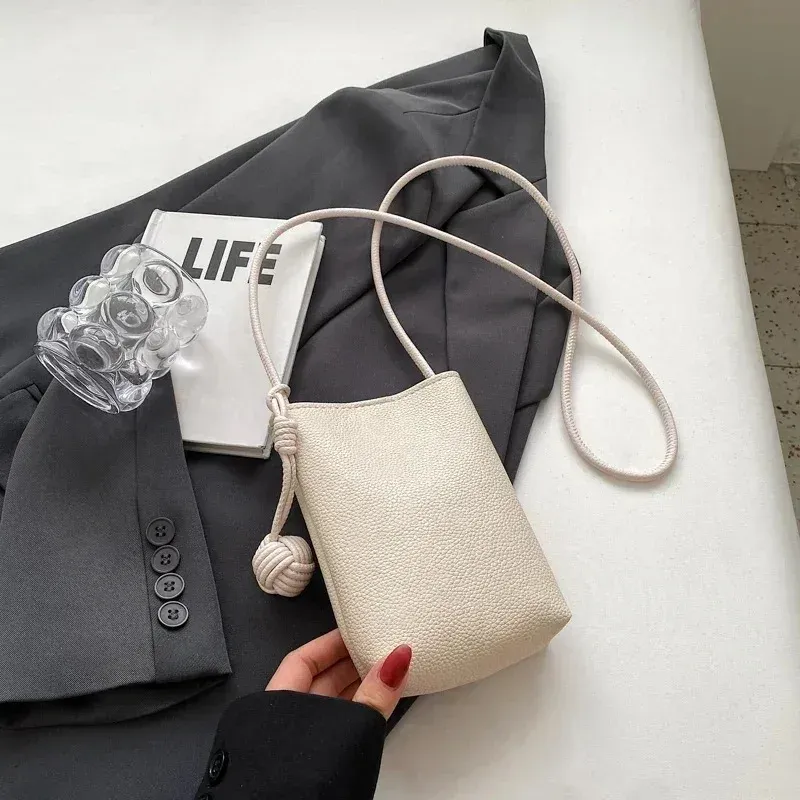 Petit sac à bandoulière en cuir pour femme, compatible smartphone 11