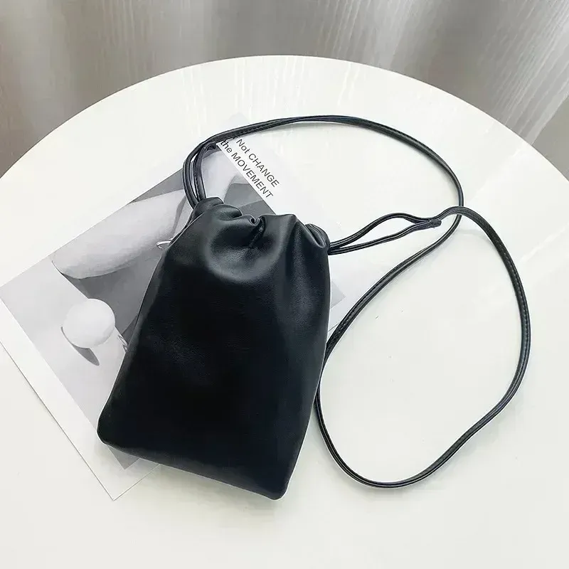 Petit sac à bandoulière en cuir pour femme, compatible smartphone 7