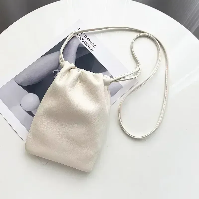 Petit sac à bandoulière en cuir pour femme, compatible smartphone 9