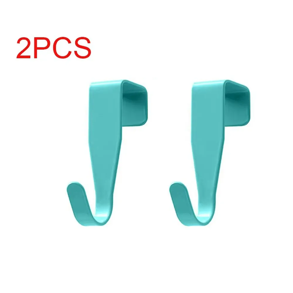 Crochets colorés pour porte d'armoire, lot de 2 – Rangement pour cuisine, salle de bains et bureau 11