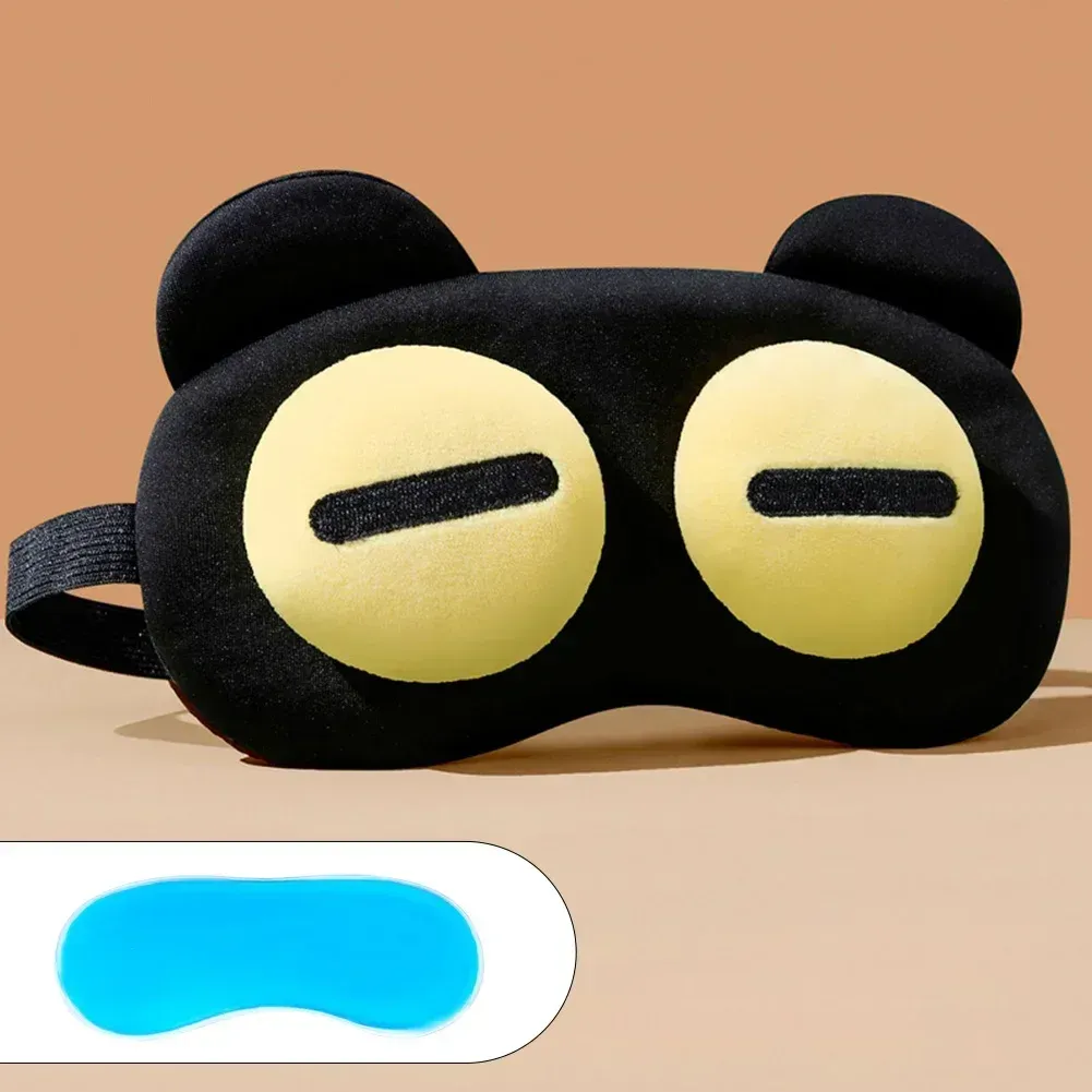Masque de sommeil pour les yeux, respirant, en polyester, soulageant la fatigue, idéal pour les voyages 14