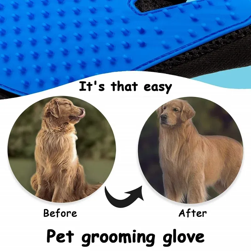 Gant de toilettage pour animaux de compagnie, vue de détail