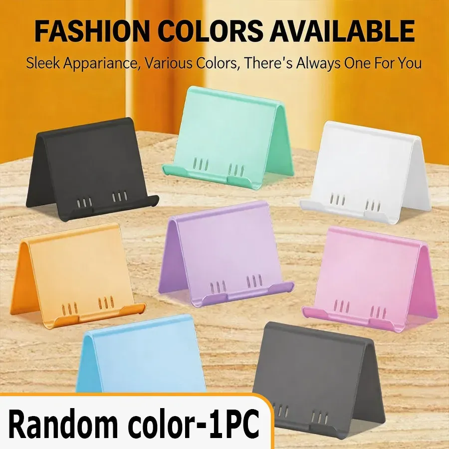 Support de téléphone pliable, support de bureau réglable en 8 couleurs, support antidérapant portable pour téléphone, tablette, bureau et voyage 7