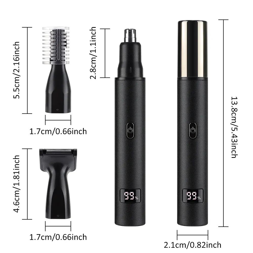 Tondeuse électrique pour poils de nez en situation