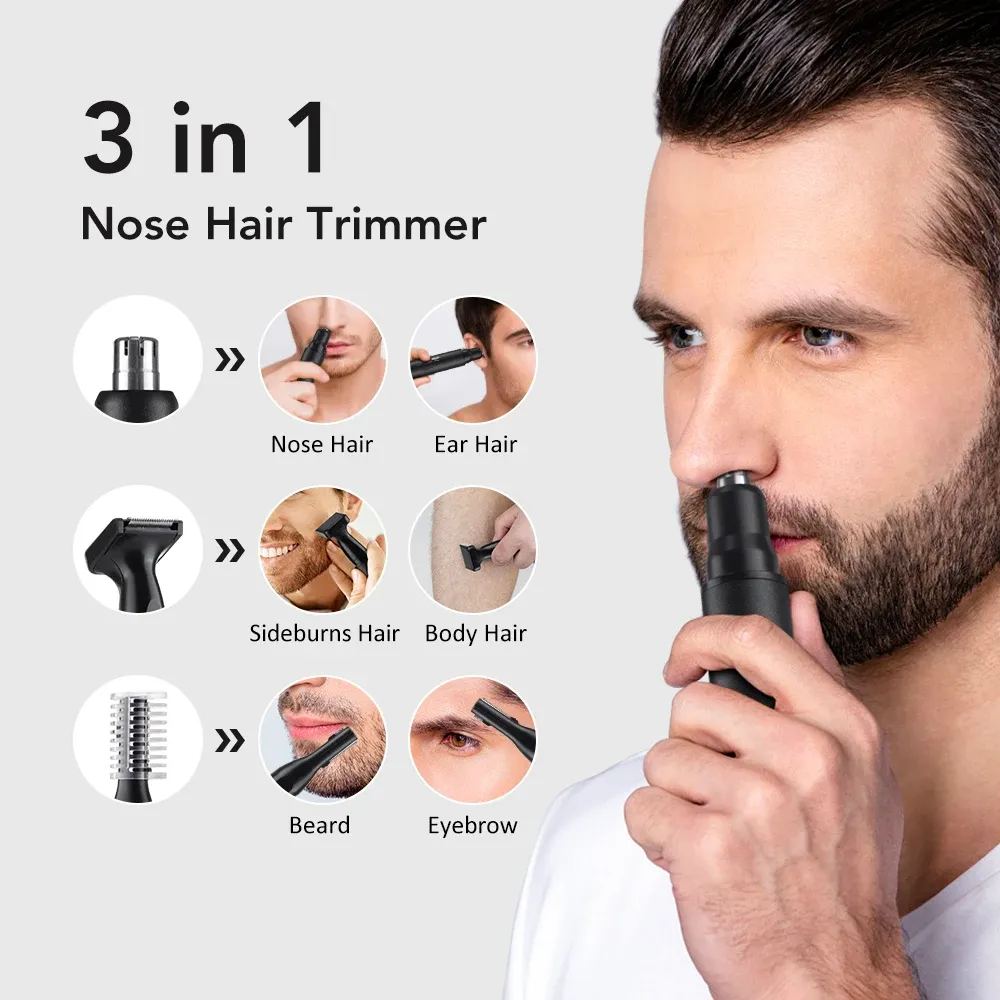 Utilisation de la tondeuse pour le toilettage du visage