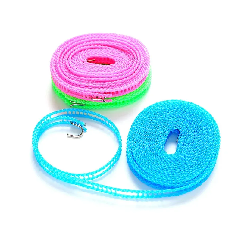 Corde à linge antidérapante coupe-vent, vue d'ensemble