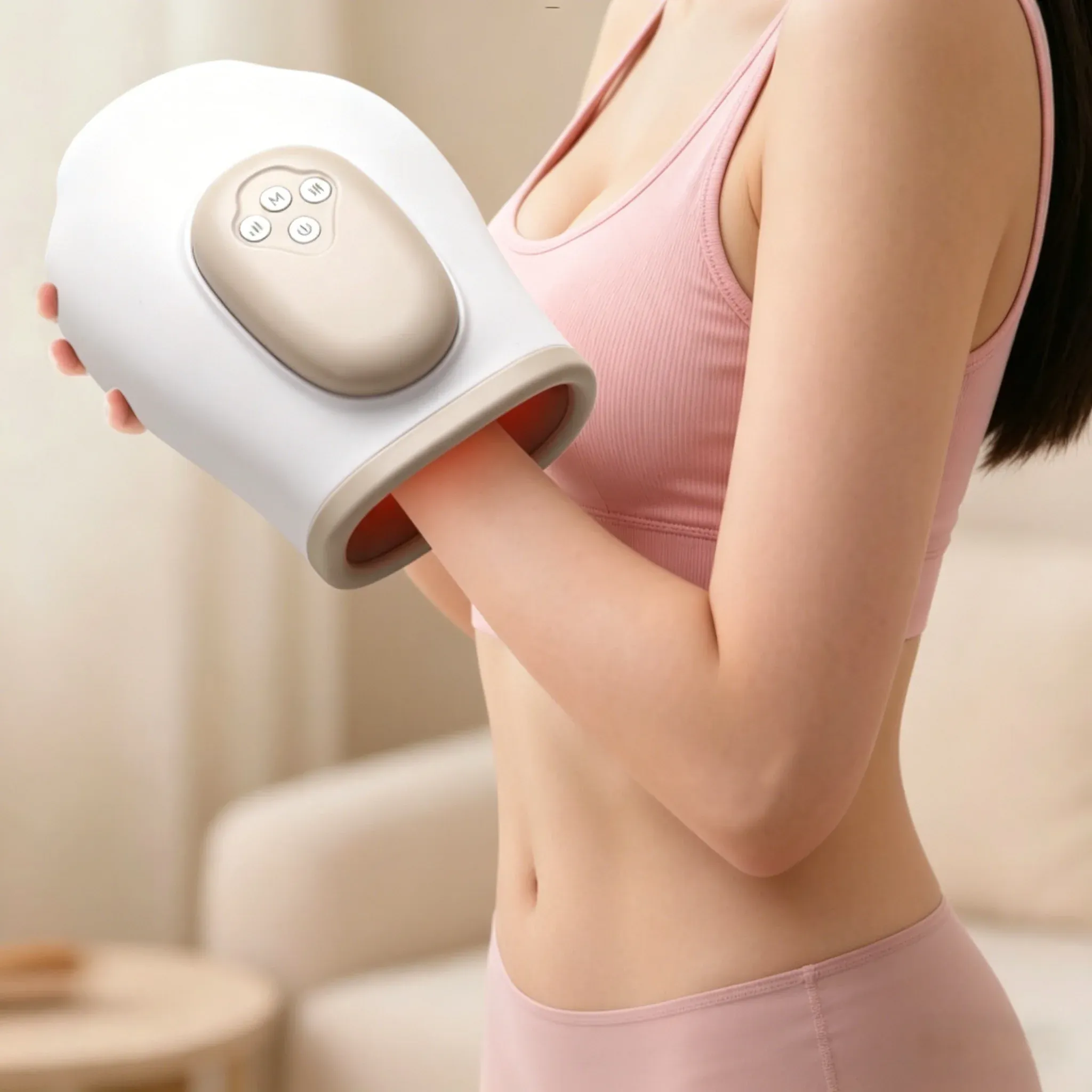 Masseur de mains à compression pneumatique, gant vibrant pour la détente des muscles des mains, massage des doigts, du poignet et de la paume 8