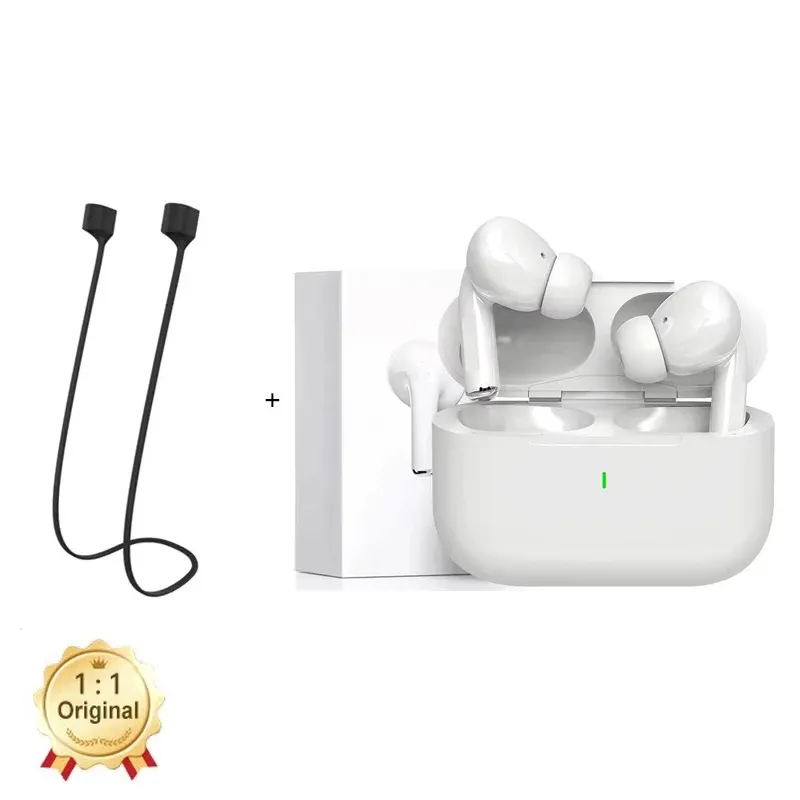 Écouteurs sans fil Bluetooth AirPods Pro d'origine Apple, intra-auriculaires, écouteurs de sport à réduction de bruit, compatibles Xiaomi et iPhone 9