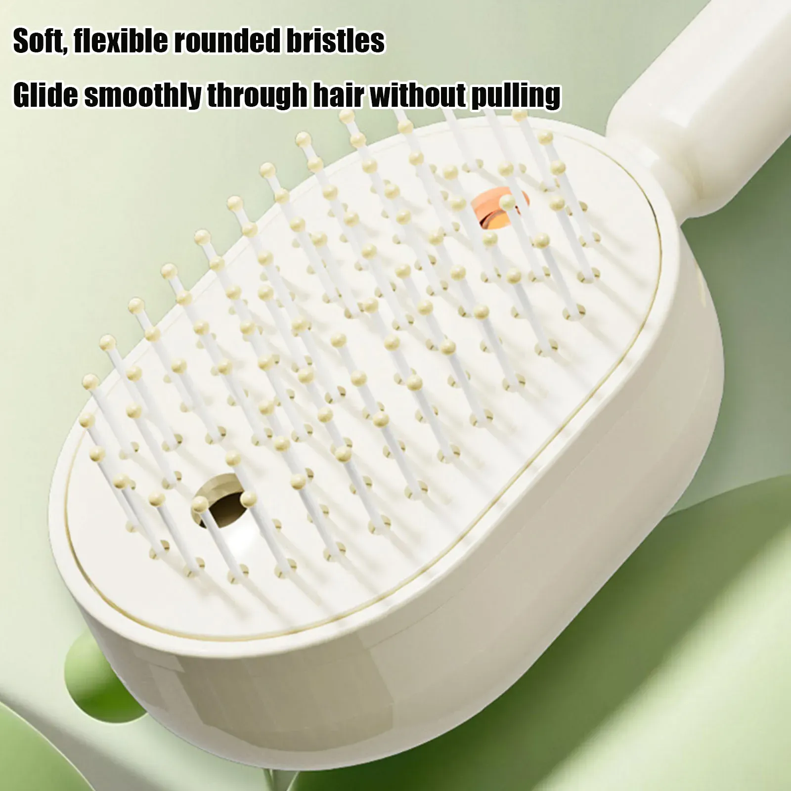 Brosse électrique à vapeur avec pulvérisation d'eau, rechargeable par USB-C, pour démêler, lisser, coiffer et dompter les frisottis 5