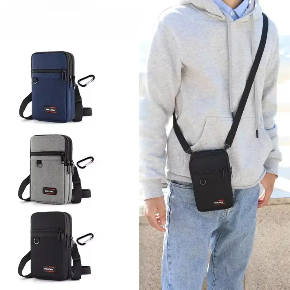 Sac banane étanche à ceinture pour l'extérieur, simple ou double couche, avec pochette pour téléphone, pour hommes et femmes, idéal pour le camping et la chasse 2