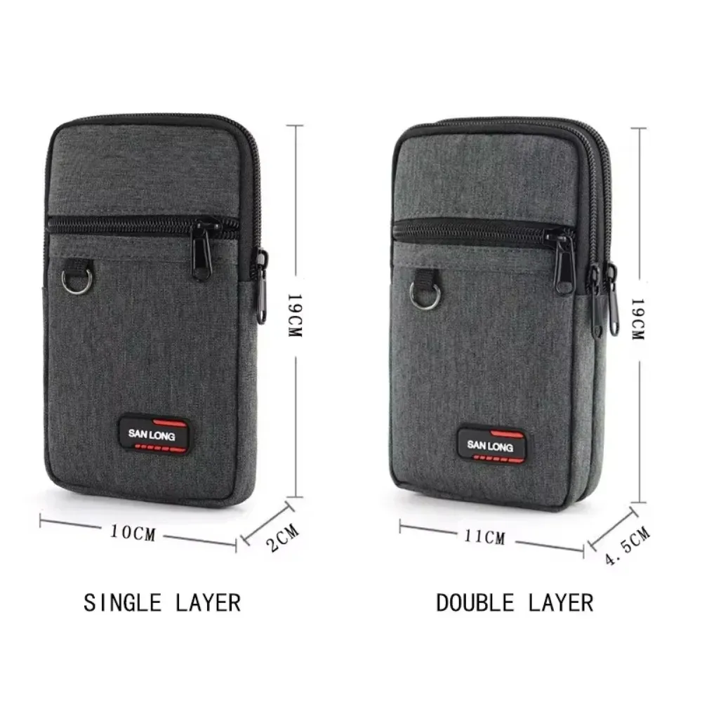 Sac banane étanche à ceinture pour l'extérieur, simple ou double couche, avec pochette pour téléphone, pour hommes et femmes, idéal pour le camping et la chasse 4