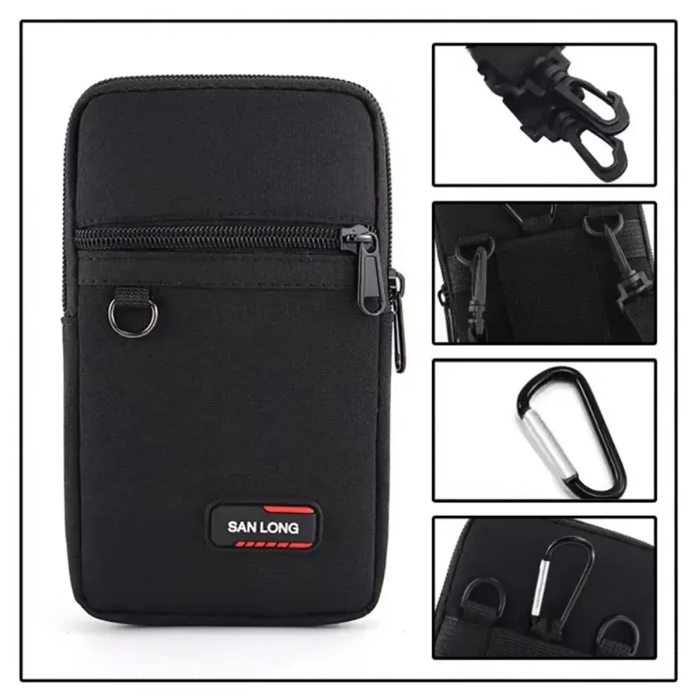 Sac banane étanche à ceinture pour l'extérieur, simple ou double couche, avec pochette pour téléphone, pour hommes et femmes, idéal pour le camping et la chasse 6