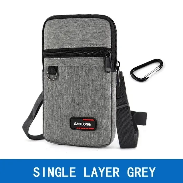 Sac banane étanche à ceinture pour l'extérieur, simple ou double couche, avec pochette pour téléphone, pour hommes et femmes, idéal pour le camping et la chasse 11