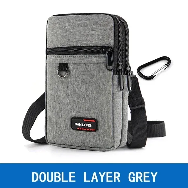 Sac banane étanche à ceinture pour l'extérieur, simple ou double couche, avec pochette pour téléphone, pour hommes et femmes, idéal pour le camping et la chasse 9