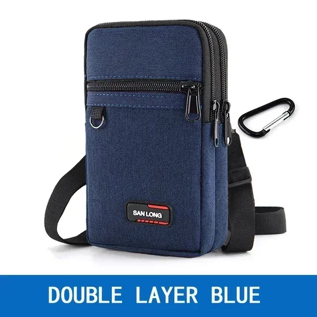 Sac banane étanche à ceinture pour l'extérieur, simple ou double couche, avec pochette pour téléphone, pour hommes et femmes, idéal pour le camping et la chasse 8