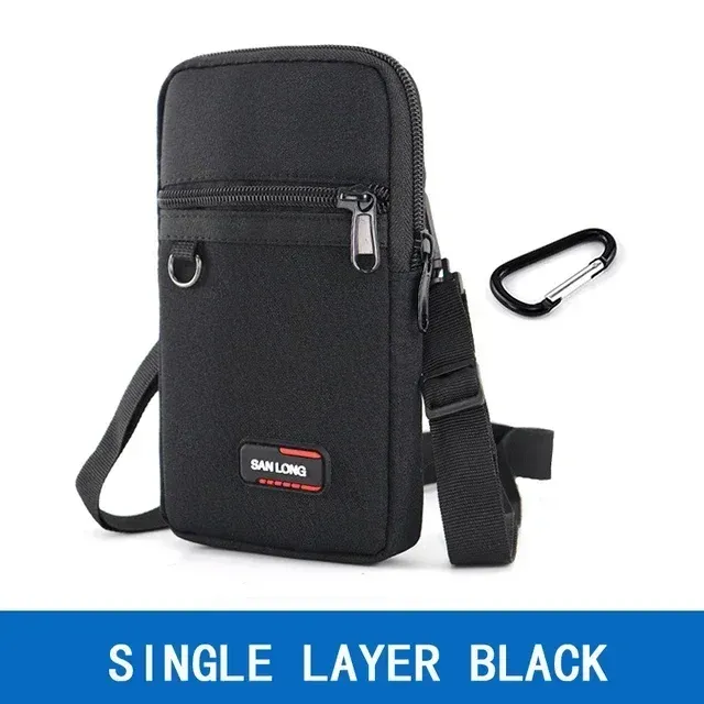 Sac banane étanche à ceinture pour l'extérieur, simple ou double couche, avec pochette pour téléphone, pour hommes et femmes, idéal pour le camping et la chasse 7