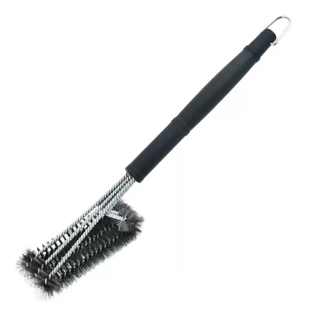 Brosse de nettoyage à pulvérisation d'eau pour gril, brosse vapeur portable en acier inoxydable 7