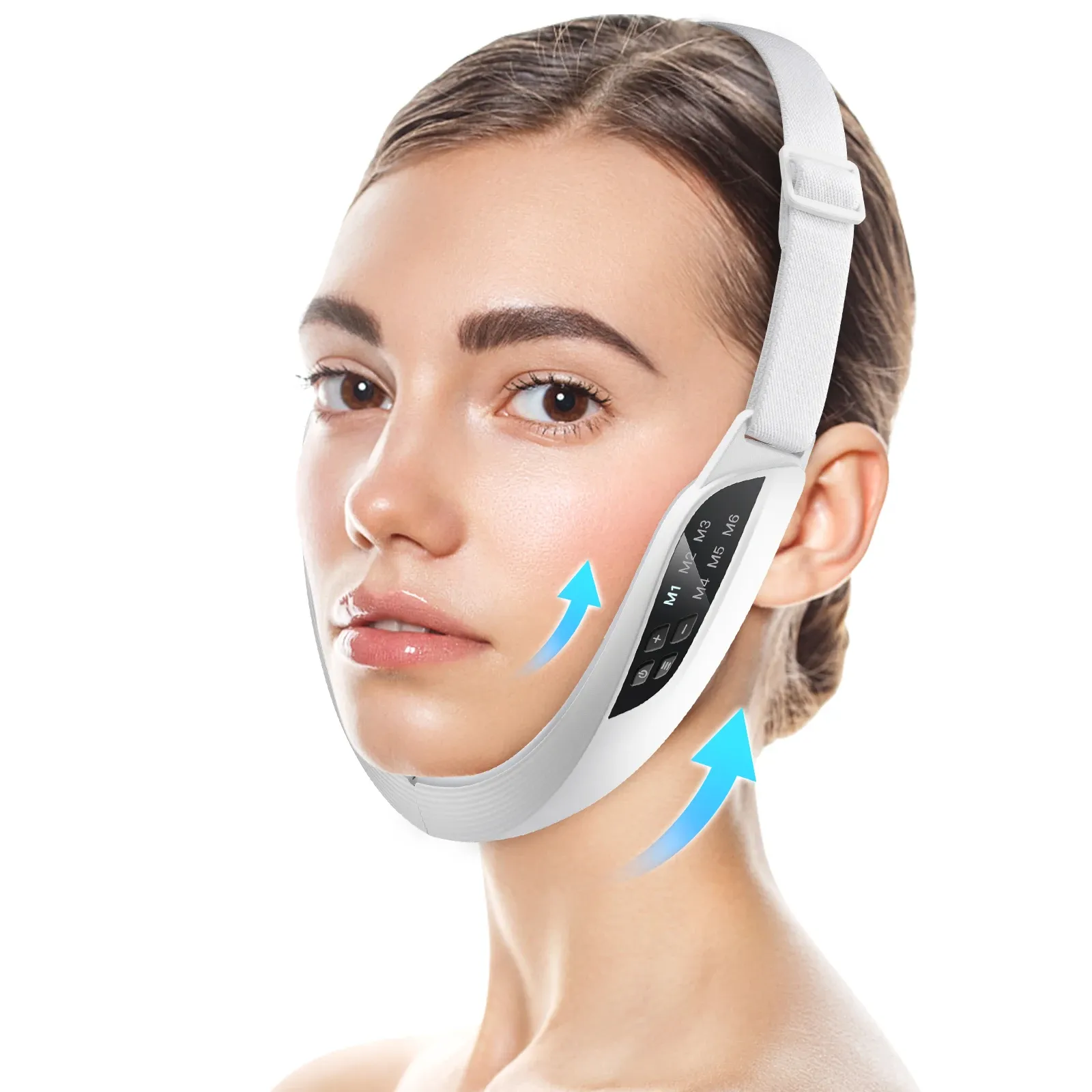 Ceinture de massage EMS pour le visage, vue d'ensemble