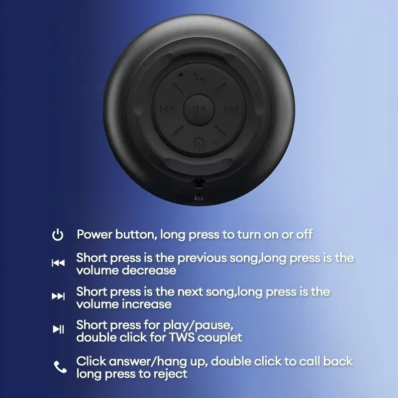 Haut-parleur Bluetooth Lenovo Vpig K3 Pro, basses profondes, enceinte portable d'extérieur pour le camping, son puissant, original 6