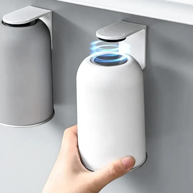 Gobelet magnétique en acier inoxydable 304 pour bain de bouche, porte-brosses à dents mural sans perçage, grande capacité - Image 1