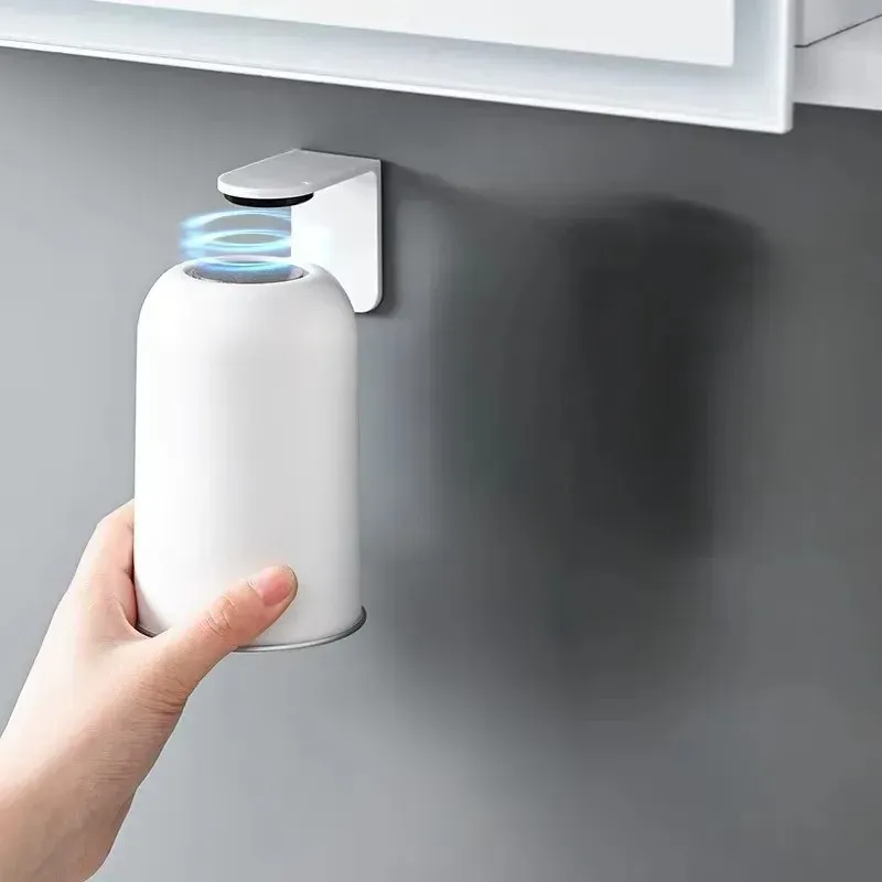 Gobelet magnétique en acier inoxydable 304 pour bain de bouche, porte-brosses à dents mural sans perçage, grande capacité 3