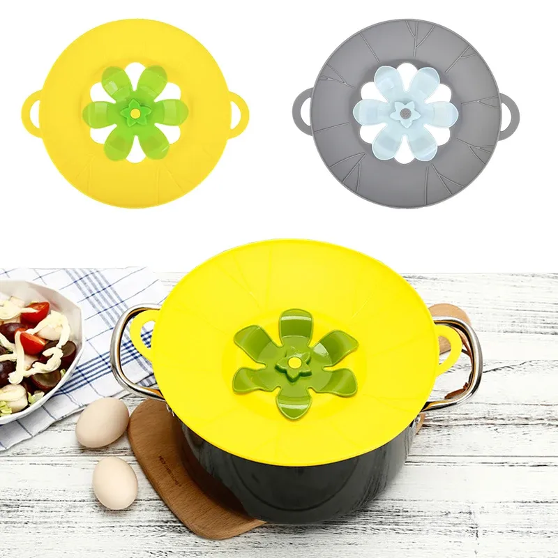 Couvercle anti-éclaboussures en silicone résistant aux hautes températures, outil de cuisine - Image 1