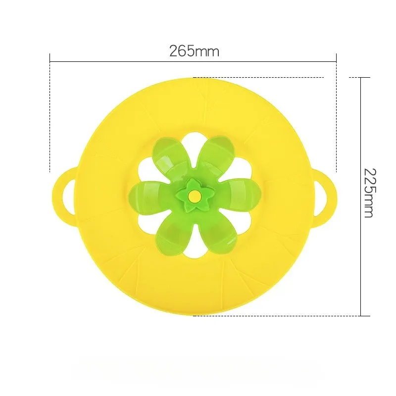 Couvercle anti-débordement en silicone, vue d'ensemble