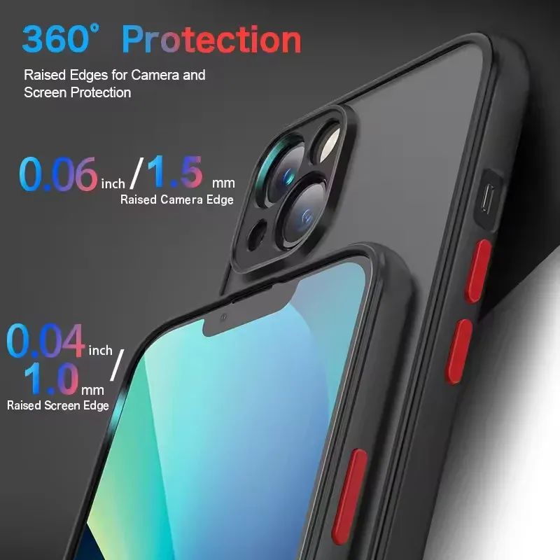 Coque de protection mate de luxe pour iPhone 18 Pro Max, compatible MagSafe, résistante aux chocs 3