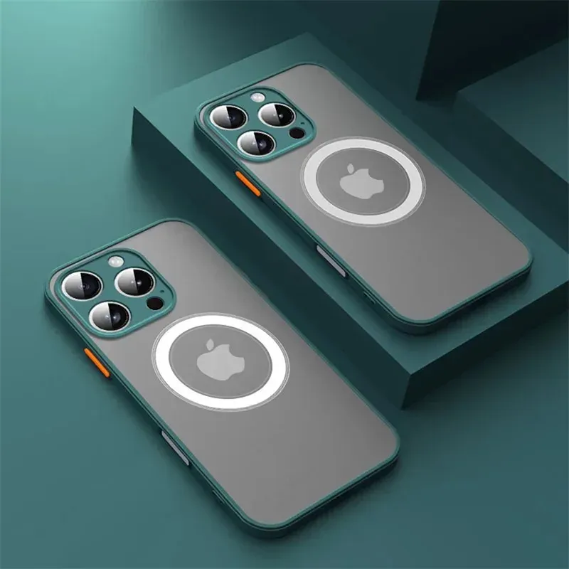 Coque de protection mate de luxe pour iPhone 18 Pro Max, compatible MagSafe, résistante aux chocs 7