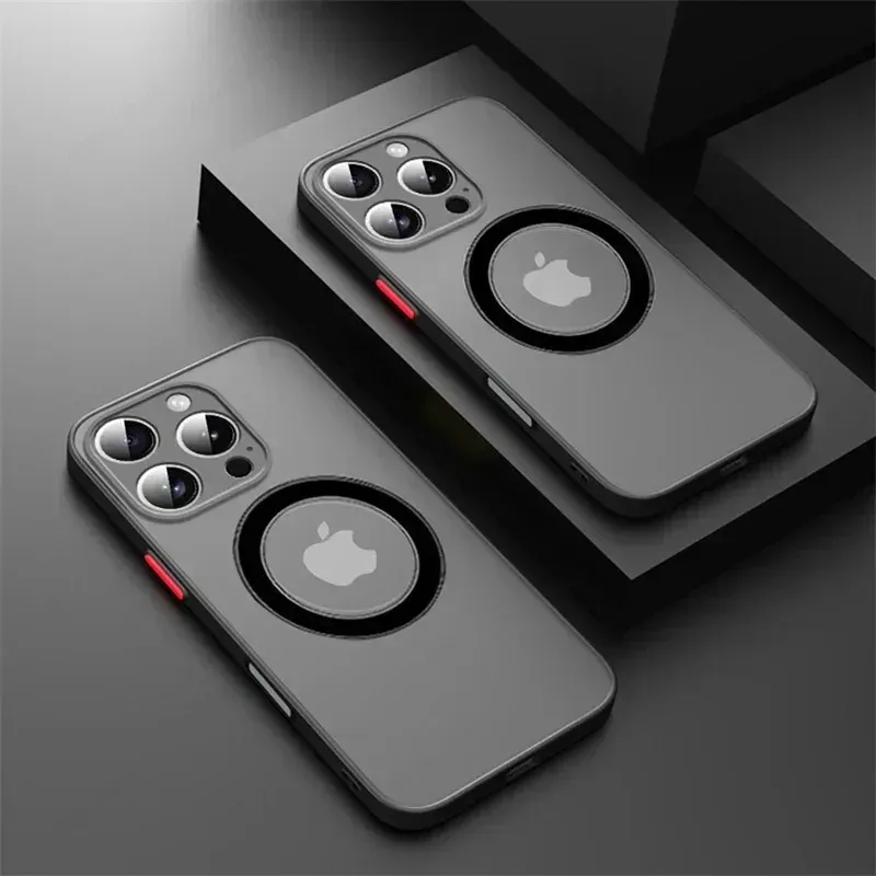 Coque de protection mate de luxe pour iPhone 18 Pro Max, compatible MagSafe, résistante aux chocs 9