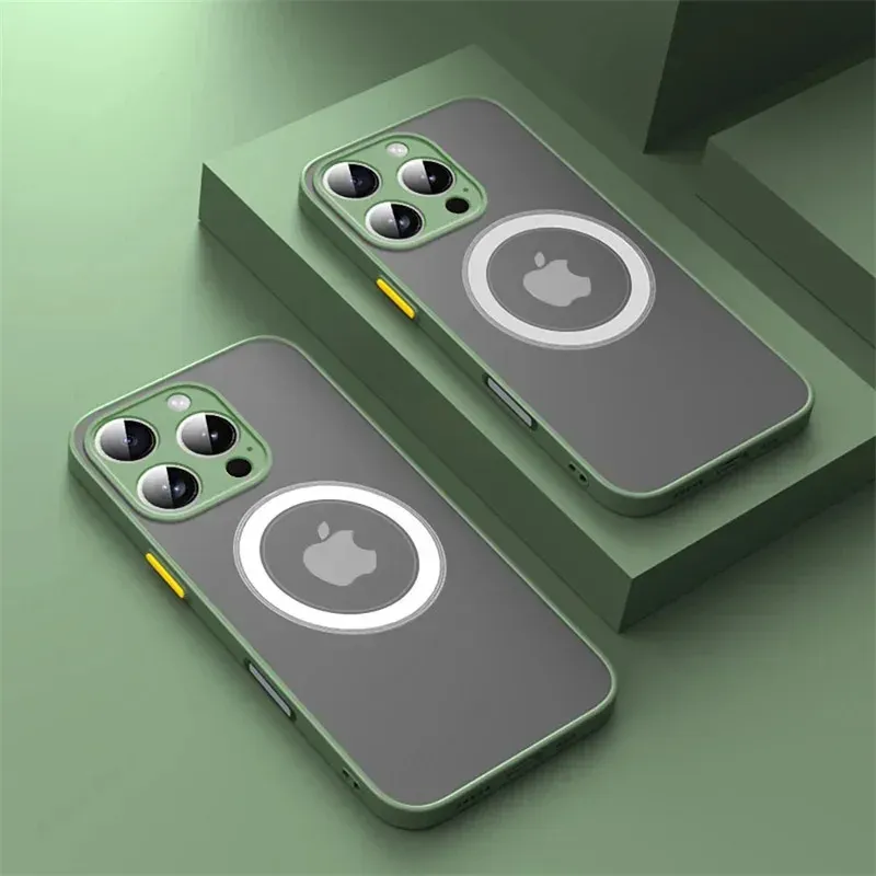 Coque de protection mate de luxe pour iPhone 18 Pro Max, compatible MagSafe, résistante aux chocs 10