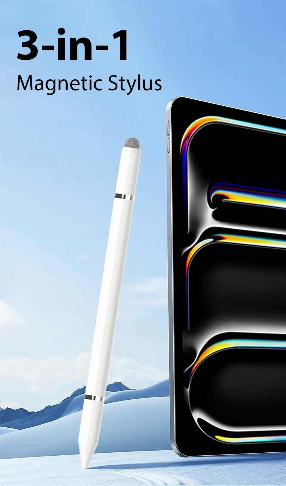 Stylet universel magnétique 3 en 1