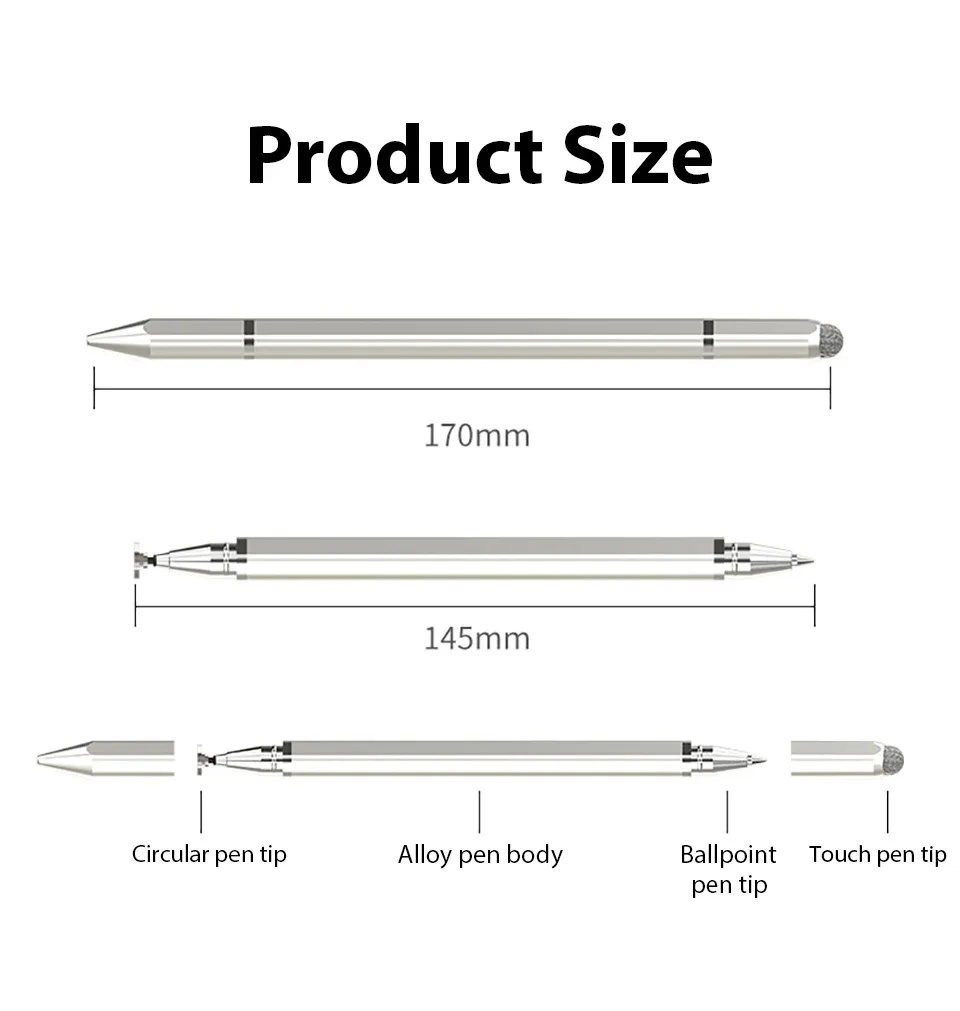Stylet universel finition