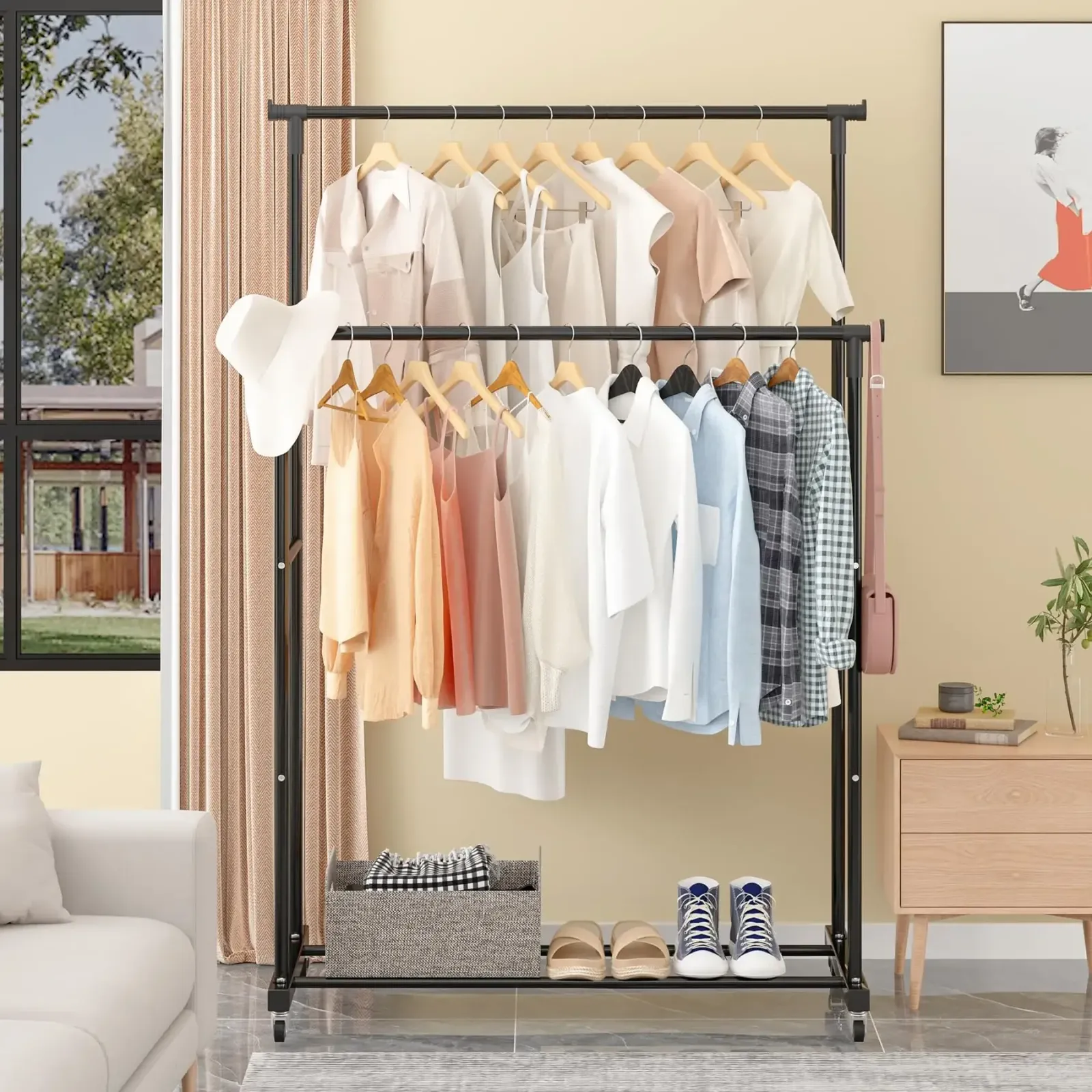 Portant mobile pour chambre