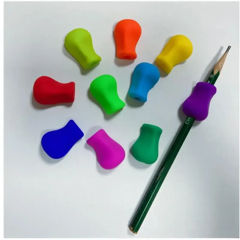 Poignée ergonomique pour stylo, mise en situation