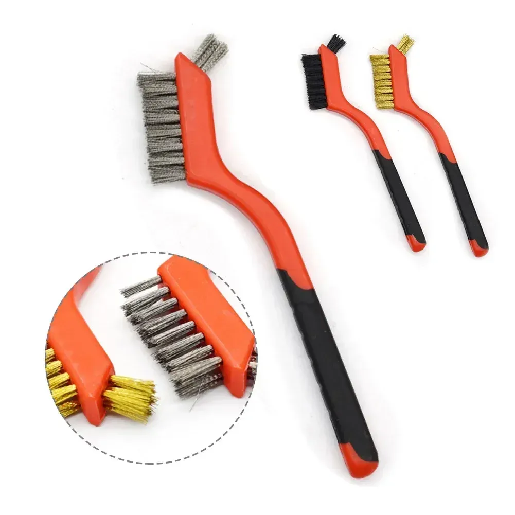 Brosse à poils durs pour dissolvant de rouille, brosse industrielle pour livres, laiton, nylon, fil d'acier inoxydable, brosse à écart de livres, outils à main, 7 po

Wait, that's the original text, not a translation. Let me correct that and provide the French version:

Brosse industrielle pour dérouillant, brosse à poils durs en laiton, nylon et acier inoxydable, outil à main de 7 po 3