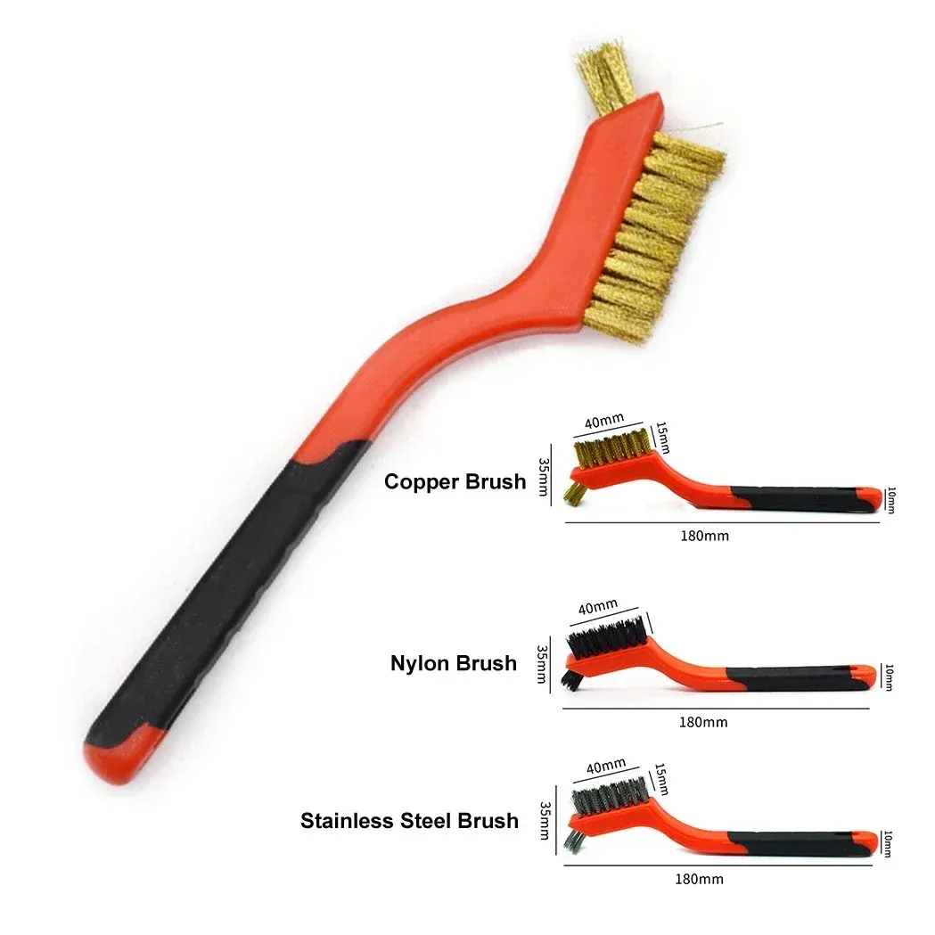 Brosse à poils durs pour dissolvant de rouille, brosse industrielle pour livres, laiton, nylon, fil d'acier inoxydable, brosse à écart de livres, outils à main, 7 po

Wait, that's the original text, not a translation. Let me correct that and provide the French version:

Brosse industrielle pour dérouillant, brosse à poils durs en laiton, nylon et acier inoxydable, outil à main de 7 po 5
