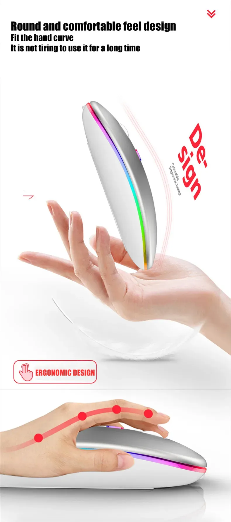 Souris sans fil, ergonomie et confort