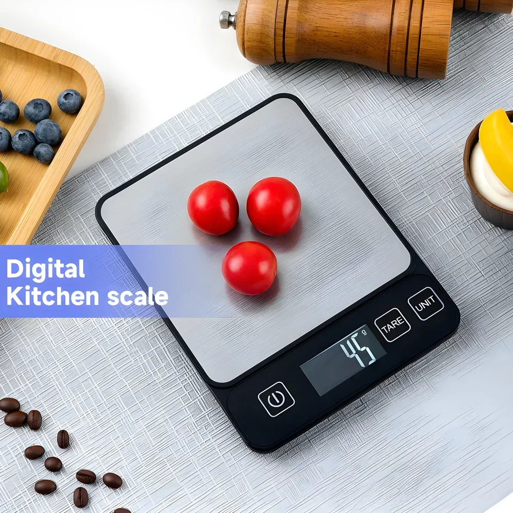 Balance de cuisine numérique 10 kg à écran LCD 3