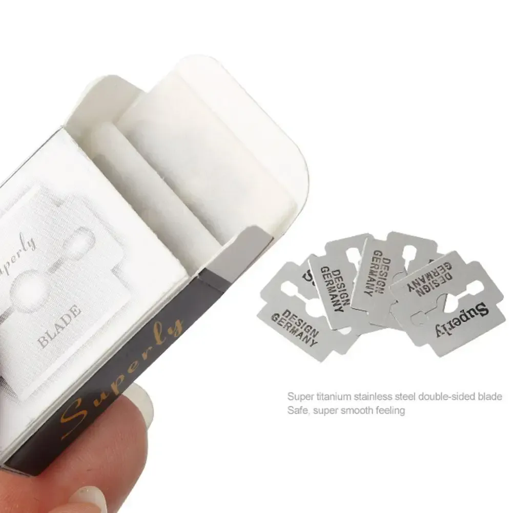 Lames de rechange en acier pour pédicure, lot de 100 pièces 4