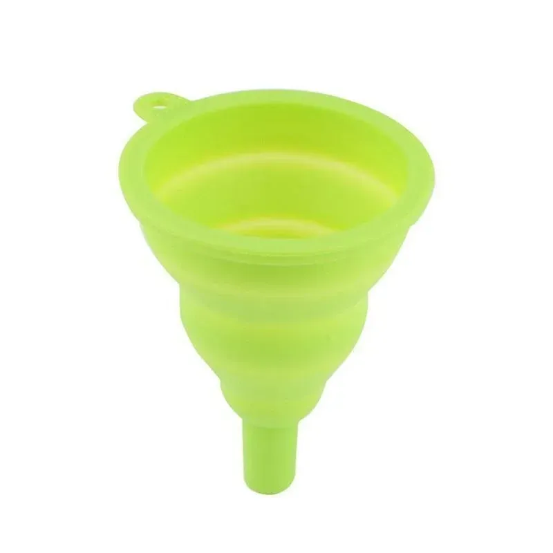 Mini entonnoir pliable en silicone gel, ustensile de cuisine (couleur aléatoire), lot de 1 pièce 5