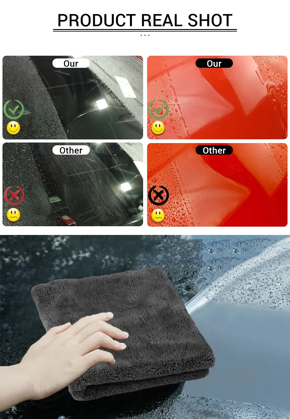 Entretien de l'habitacle avec la serviette microfibre