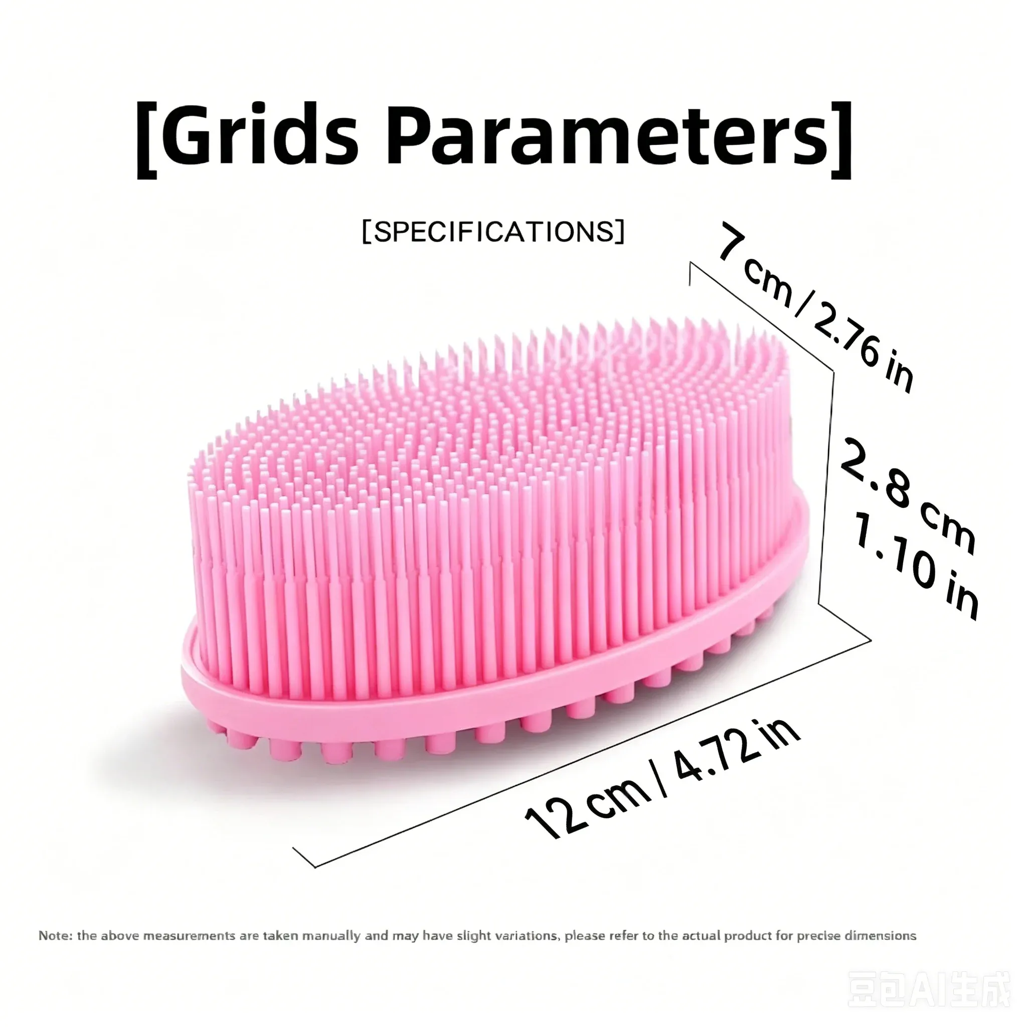 Gommage corporel en silicone, éponge de douche et brosse de bain sèche pour massage du corps, bâton exfoliant, brosse de bain en silicone 6