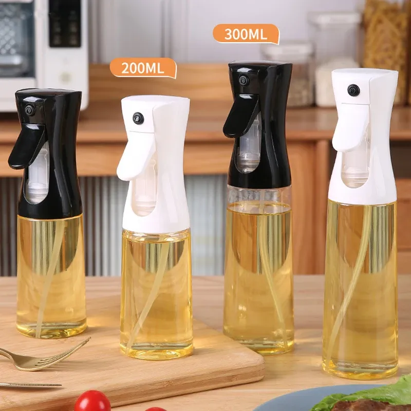 Bouteille pulvérisatrice d'huile 200 ml / 300 ml, distributeur d'huile d'olive pour la cuisine, idéal pour le camping et le barbecue 3