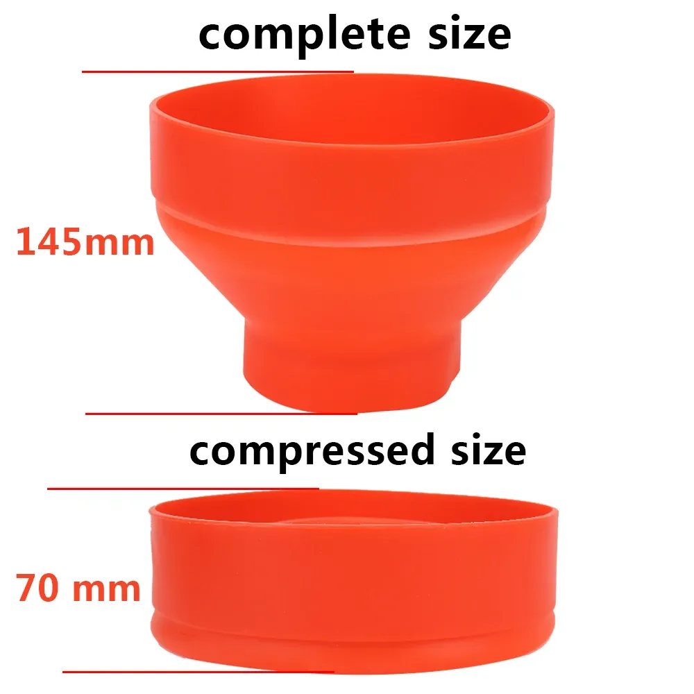 Bol à pop-corn en silicone, vue latérale