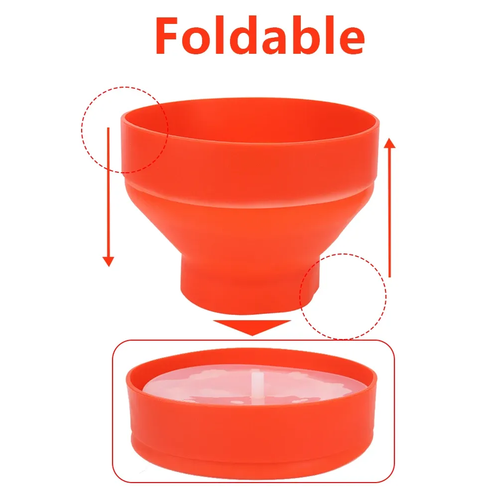Bol à pop-corn en silicone, utilisation au quotidien