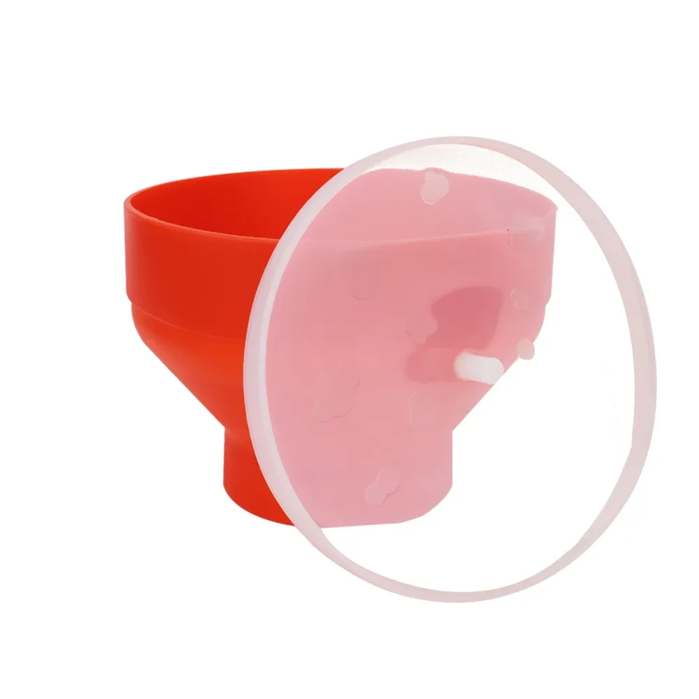 Bol à pop-corn en silicone, présentation produit