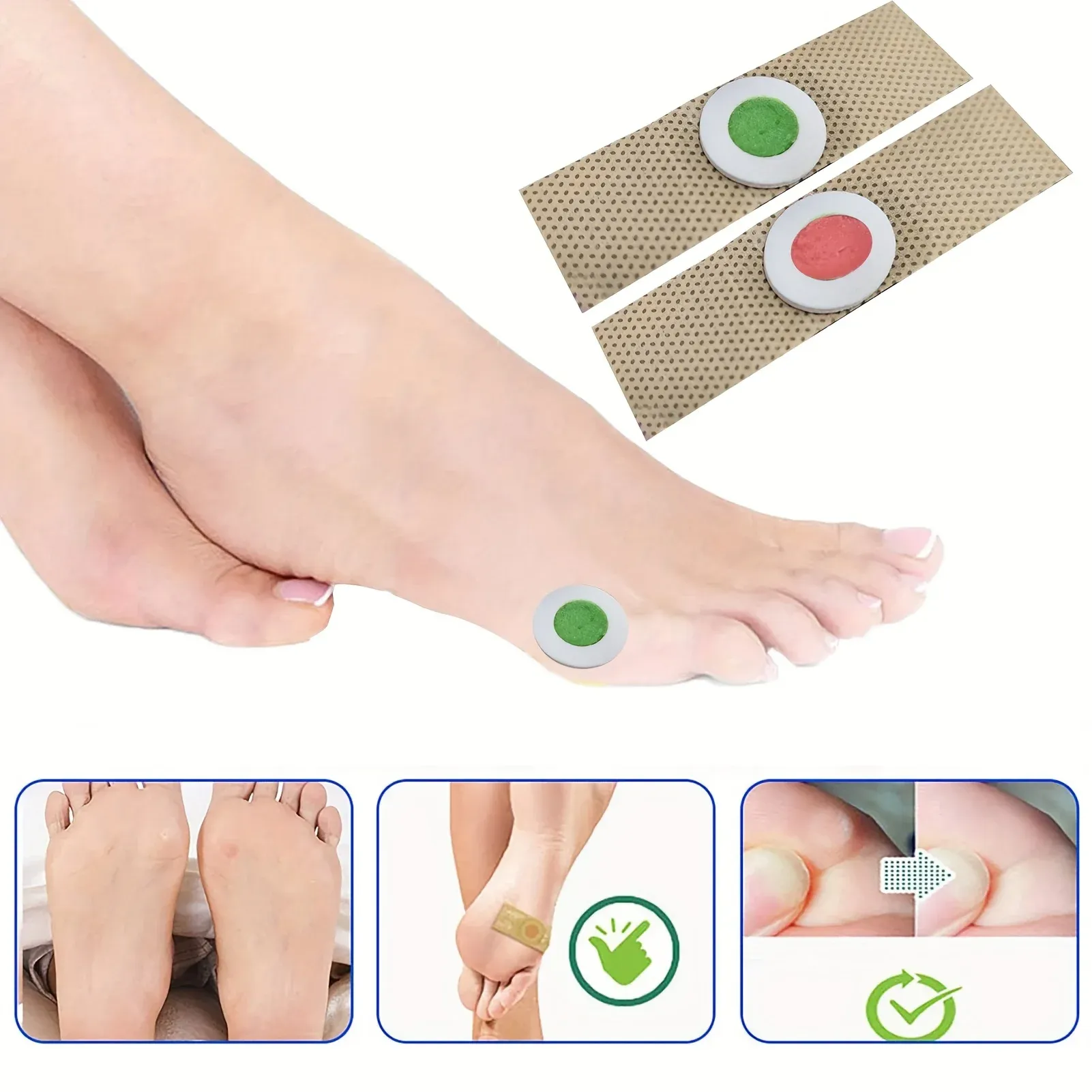 Lot de 12 pansements anti-cors pour les pieds Clavus Paster 6