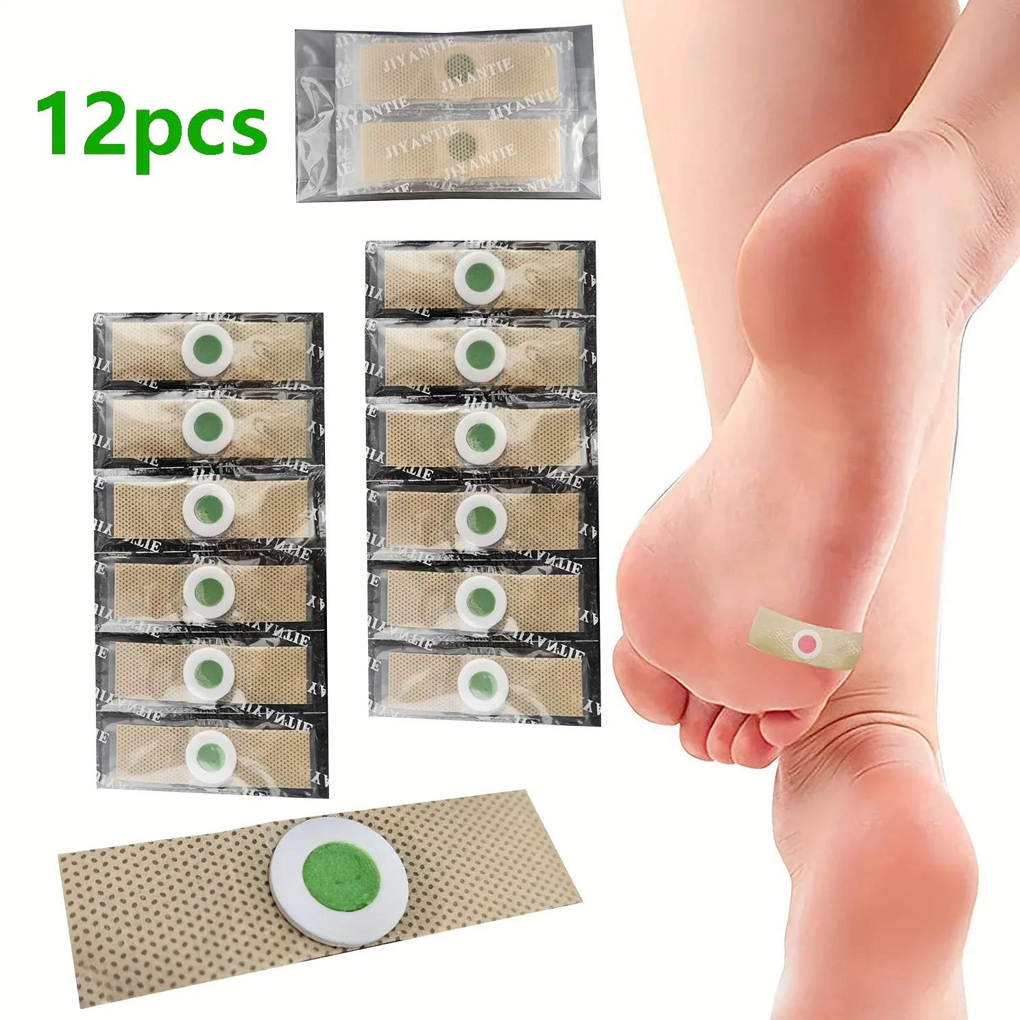 Lot de 12 pansements anti-cors pour les pieds Clavus Paster 7